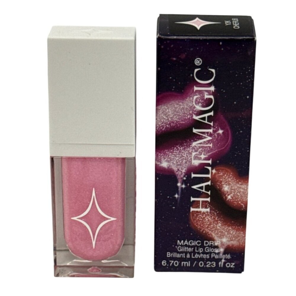 Half Magic Drip Lip Gloss Glitter Y2K Cherub 6.70 mL .23 Fl Oz Sparkle NEW